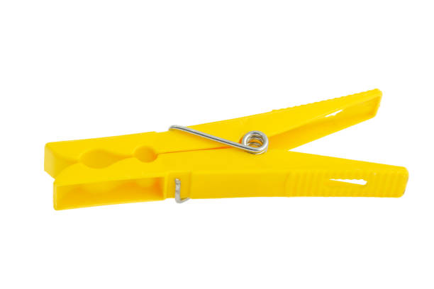 istock Photo of yellow clothes-peg 812642672