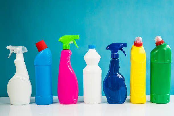 istock Colorful Cleaning Products 812687952