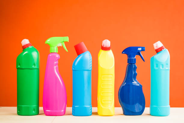 istock Colorful Cleaning Products 812691584