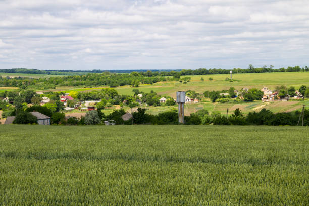 istock View on the village in Ukraine on summer 812697044