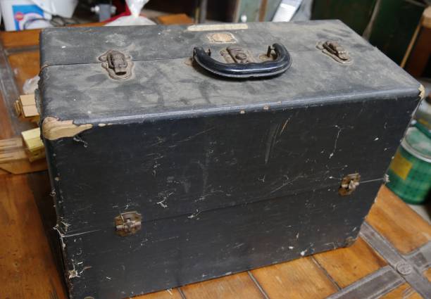 istock Old wooden chest 812731412