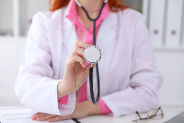 istock Doctor with a stethoscope in the hands 812760324
