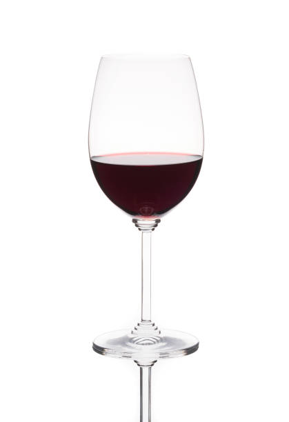 istock Glasses of Red and White Wine on White Background 812779148