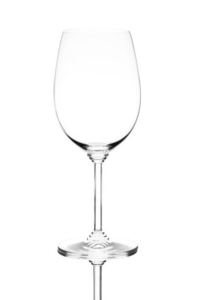 istock Red Wine Glass on White Background 812779170