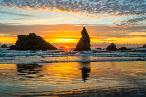 istock Sunset on Bandon Beach, Oregon 812782076