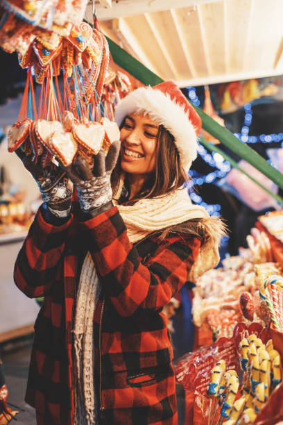 istock Heart shaped Christmas lollies 812812030