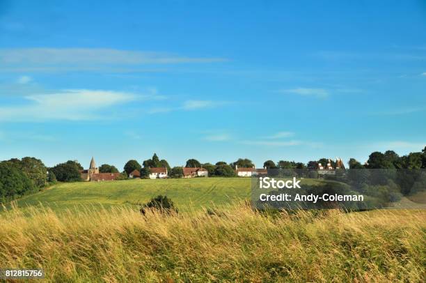 Rother Valley Landscapes Stock Photo - Download Image Now - Church, Meadow, Rural Scene