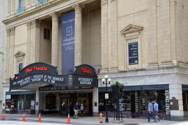 Ohio Theater in Columbus stock photo