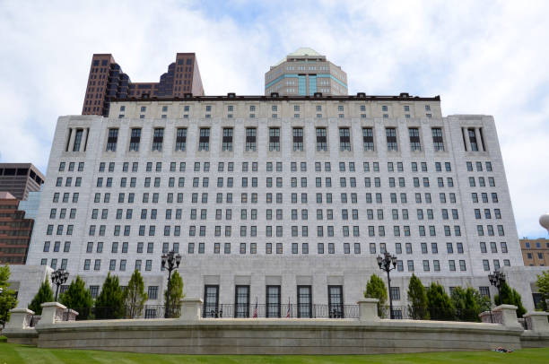 COLUMBUS, OH - JUNE 28: The Thomas J. Moyer Ohio Judicial Center, in Columbus, Ohio, is shown on June 28, 2017. It houses the Supreme Court of Ohio.