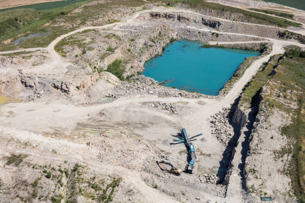 istock aerial view of the rock quarry 812840132