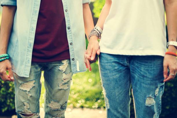 istock LGBT Lesbian Couple Moments Happiness Concept 812858564