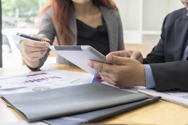 istock Business people meeting working in office for discussing documents and ideas, Business Concept 812908246