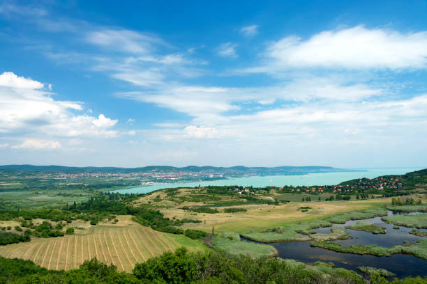 istock View to Lake Balaton from Tihany peninsula, Hungary 812920232