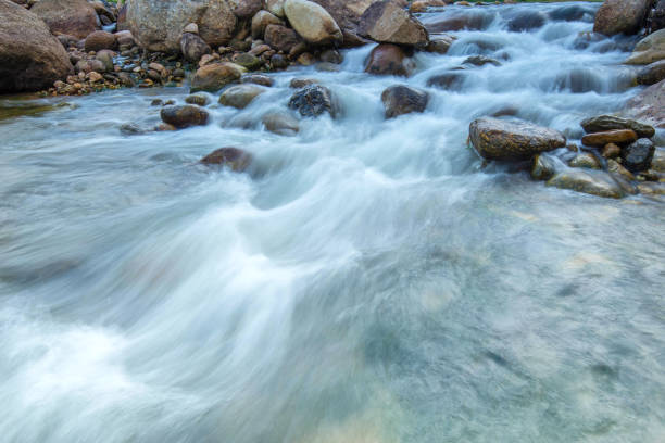 istock Background Waterfall rocks, Beautiful fall ,Thailand , nature 812945390
