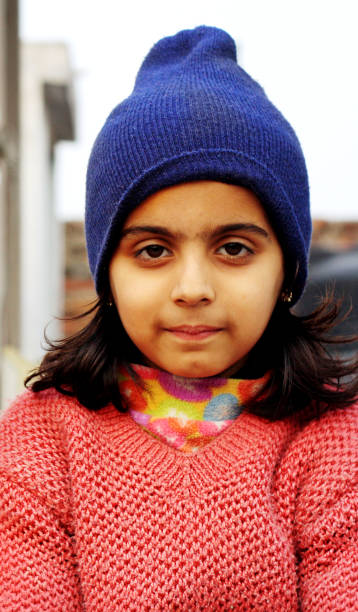 istock Little cute girl portrait 812957538
