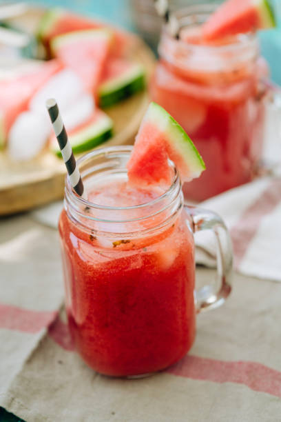 istock Delicious Watermelon Ice Tea Drink 812973510