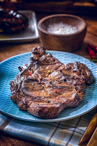 istock Roasted BBQ Rib Eye Steak 812973822