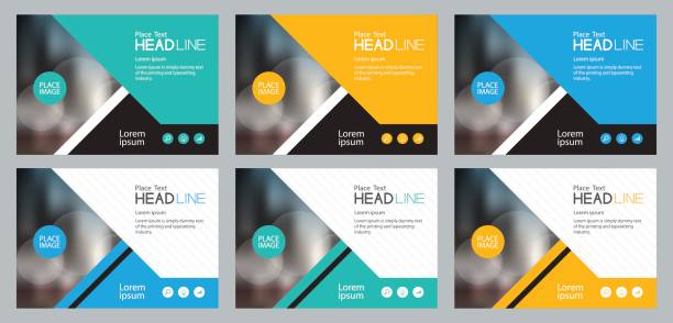 set template design for social media and web banners background, with use in presentation,brochure,book cover layout,flyers This file EPS 10 format. This illustration cover templates stock illustrations