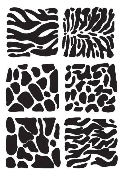Vector illustration of Abtract Animal skins