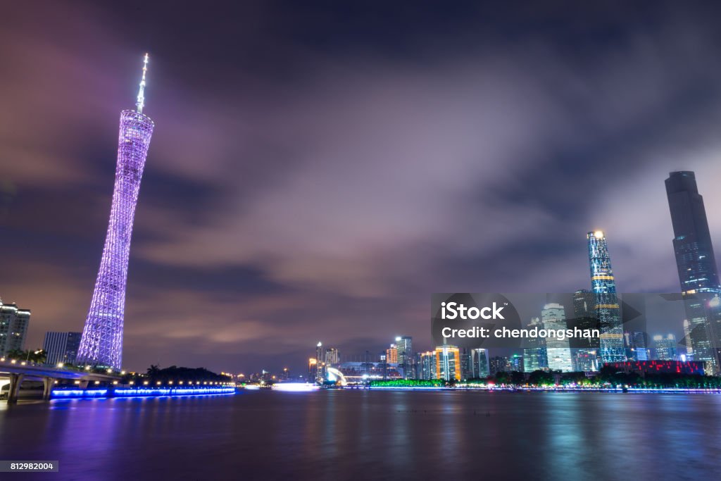 Guangzhou City scenery Architecture Stock Photo