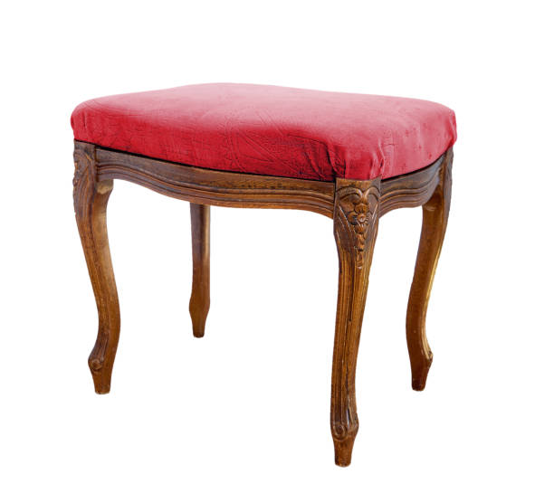 Vintage Ottoman. Isolated on white
