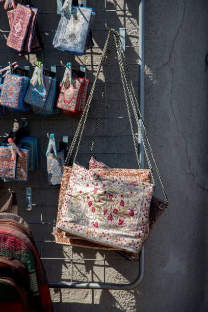 istock Traditional turkish handmade bags as gift items 812984394