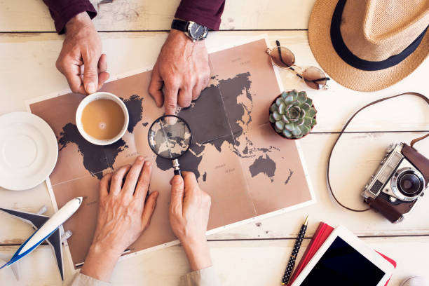 istock Travel planning concept on map 812987102
