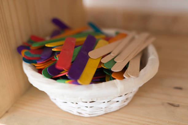 istock Wooden games in a children's 812993646