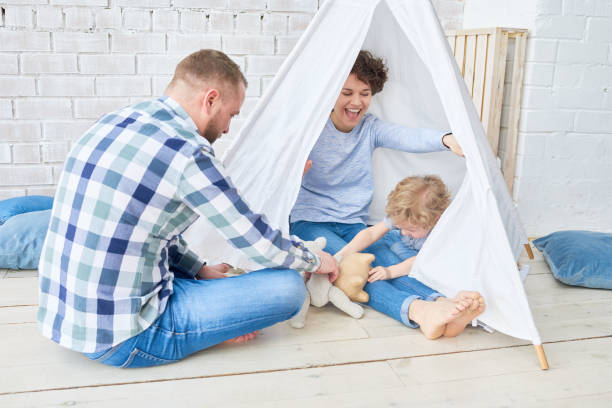 istock Young Family Having Fun Together with Son 813001522