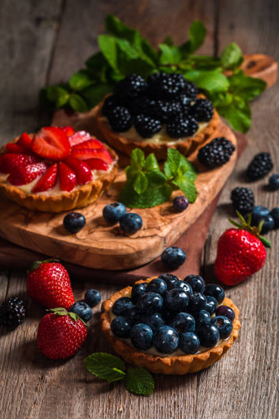 istock Fresh homemade berrie tarts 813004614