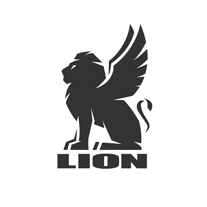 Winged lion, , symbol.