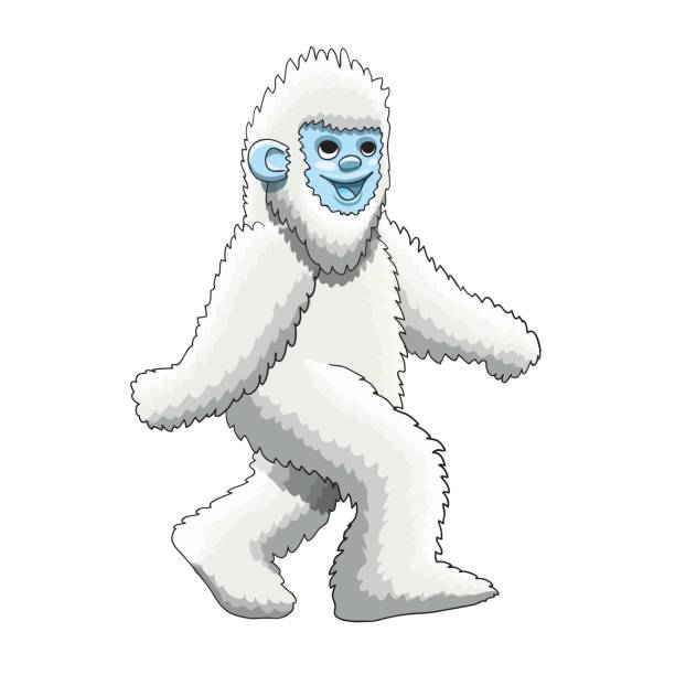 Yeti Mascot Cartoon Character Stock Illustration - Download Image Now - Yeti,  Cartoon, Monster - Fictional Character - iStock