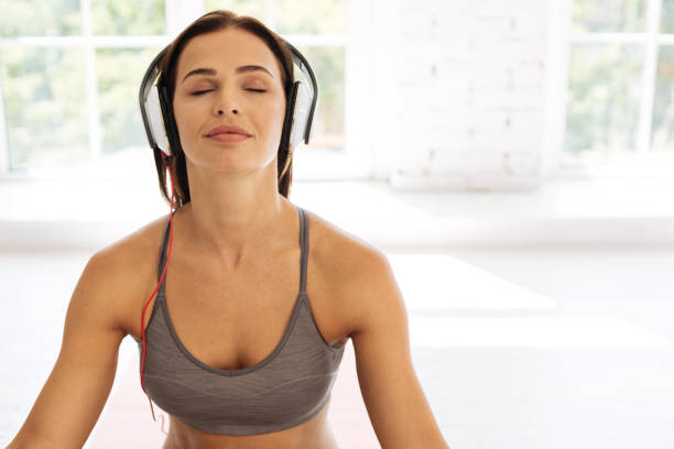 istock Frustrated female person keeping her eyes closed 813018596