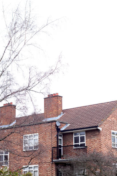istock Minimal of old classic house 813038156