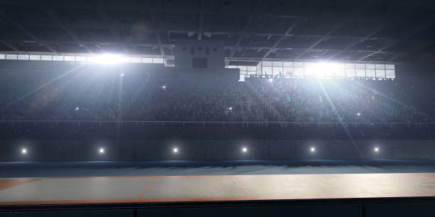 istock A 3D professional scene for fencing 813058450