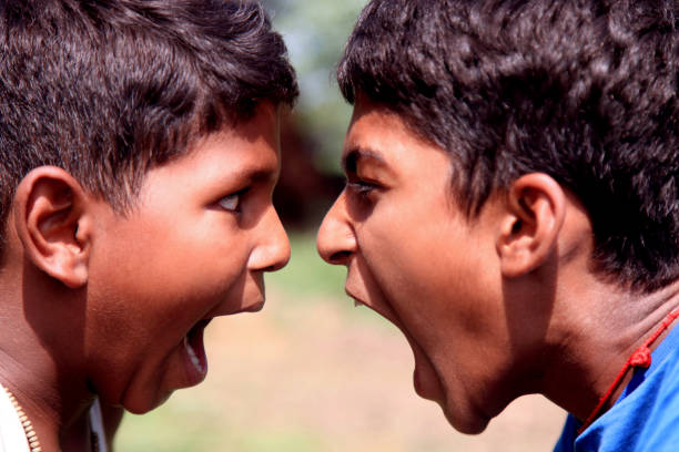 istock Angry men yelling to each other 813062482