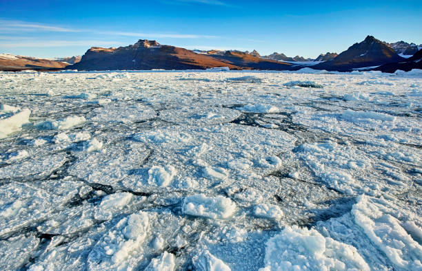 istock iceberg floating in greenland fjord 813068360