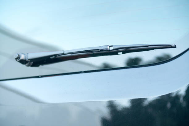 istock Rear wiper of the delivery van 813078484