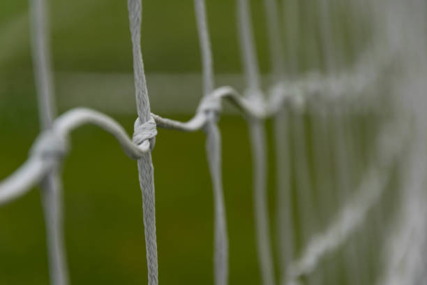 Goal at the stadium close up.