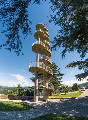 Gonjace tower in Gorica hills - Goriska Brda, Slovenia