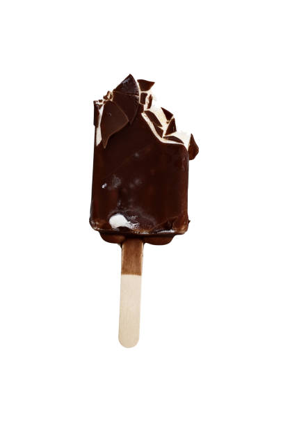 istock Bitten Ice Cream Bar on Stick 813137058