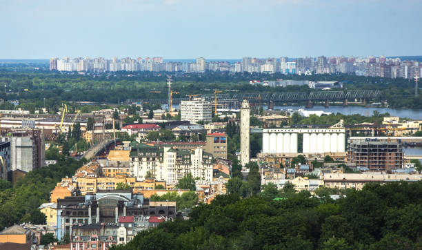 istock Old Podil district of Kiev, Ukraine 813137232