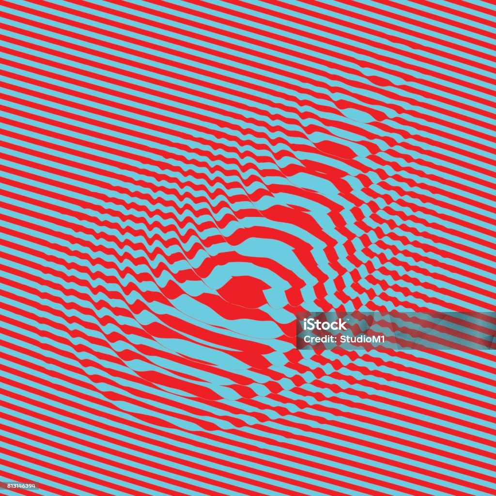Waveform Background Dynamic Visual Effect Surface Distortion Pattern ...