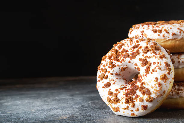 istock Donuts. American dessert. fast food. 813155806