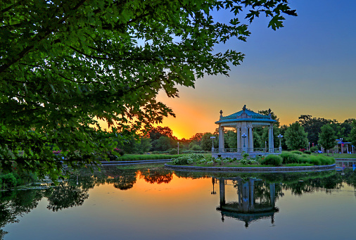 The bandstand in Forest Park, St. Louis, Missouri.