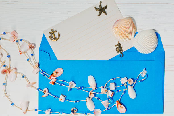 istock Concept letter from vacations on the sea 813182478