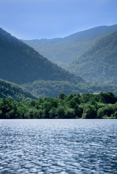 istock Landscape. The lake is high in the mountains 813186808