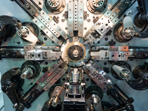 istock automotive and industrial spring making machine 813194904