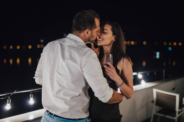 istock A romantic couple kissing 813195554