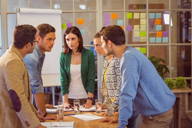 istock Business people during a meeting 813202596
